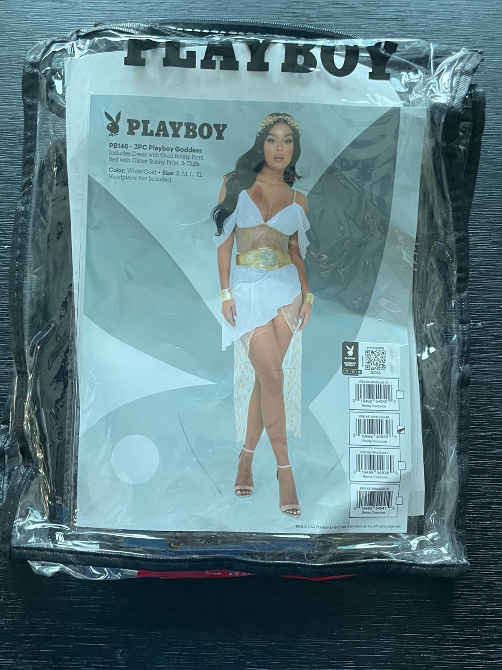 Playboy Goddess Costume - size small